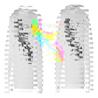 Vibrant And Colorful Holi 長袖Tシャツ - Kawaiitshirt