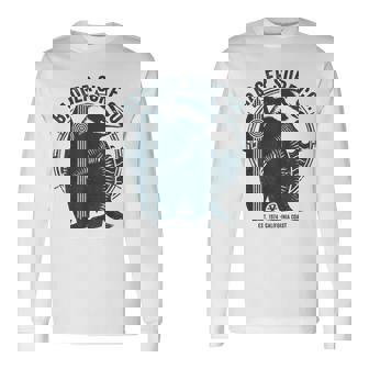 Vintage Badgerurf Co レトロ サーフィン カリフォルニアアート 長袖Tシャツ - Kawaiitshirt