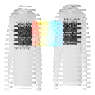 Vintage Retro CARVINS Cove Virginia Moutain Biking Long Sleeve T-Shirt | Mazezy