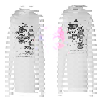 【ハロウィン特集】Usデザイン マイメロディ&クロミ 夜空 長袖Tシャツ - Kawaiitshirt