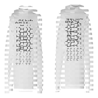 【今日何しようかな ランニング】あみだくじ マラソン 遊び心 おもしろ 面白い ユーモア ギャグ ネタ ウケ狙い 笑える 長袖Tシャツ - Kawaiitshirt