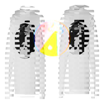 【獅白ぼたん】ねぽらぼホロアースライブ記念 長袖Tシャツ - Kawaiitshirt