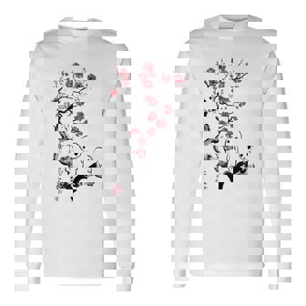 こだま 日本の幽霊 日本 童話 長袖Tシャツ - Kawaiitshirt