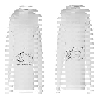 やる気スイッチ故障中 ペキニーズ グッズ 犬 おもしろ 面白い ネタ 笑える 和風 長袖Tシャツ - Kawaiitshirt