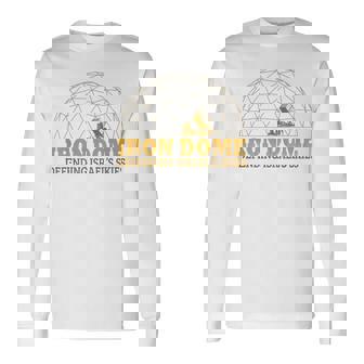 アイアンドーム イスラエル国防軍 Idf ユダヤ人ギフト プロイスラエル 長袖Tシャツ - Kawaiitshirt