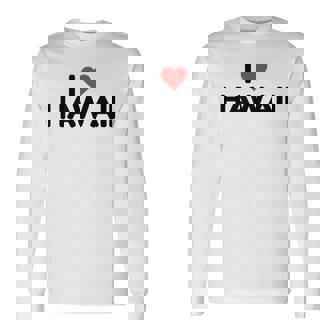 アイラブハワイ 長袖Tシャツ - Kawaiitshirt