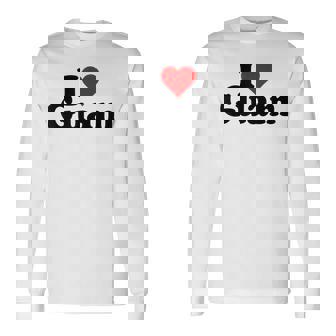 アイラブハートグアムグアマニアンプライド 長袖Tシャツ - Kawaiitshirt