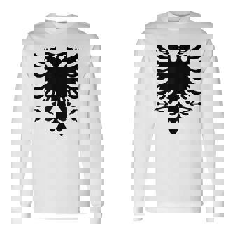 アルバニア国旗 アルバニア バルカン アルバニア国旗 アルバニア国旗 アルバニア国旗 長袖Tシャツ - Kawaiitshirt