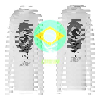 カポエイラ ブラジル国旗 長袖Tシャツ - Kawaiitshirt