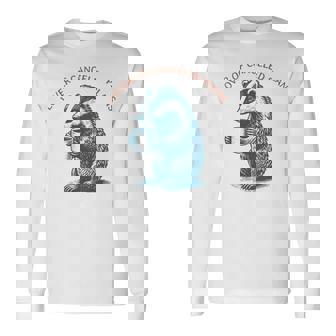 キャンセルされた計画の恋人 コーヒーを飲むアナグマ 長袖tシャツ 長袖Tシャツ - Kawaiitshirt