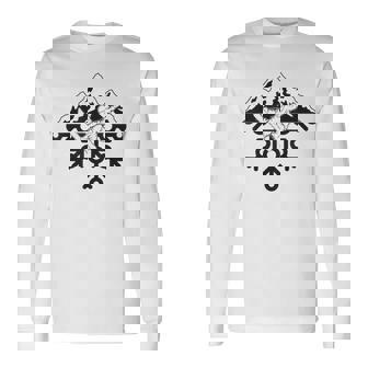 スノーボード スノボ スノーフレーク 長袖Tシャツ - Kawaiitshirt