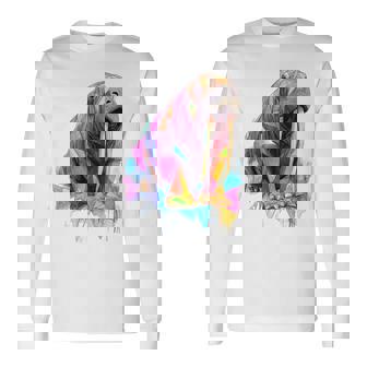 セイウチ 動物 モチーフ イラスト セイウチ 長袖Tシャツ - Kawaiitshirt