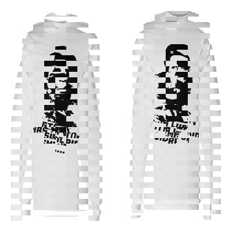 チェ・ゲバラ・キューバ革命「ハスタ・ラ・ヴィクトリア・シェンプレ」 長袖Tシャツ - Kawaiitshirt