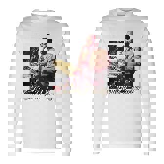 チャーリー_002_Back Printed 長袖Tシャツ - Kawaiitshirt