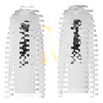 ドーベルマン シャツ ドーベルマン ピンシャー 犬 ママ お父さん 愛 ペット 子犬 長袖Tシャツ - Kawaiitshirt