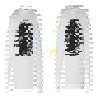 バーニーズマウンテンドッグ かわいいバーニーズマウンテンドッグ 長袖Tシャツ - Kawaiitshirt