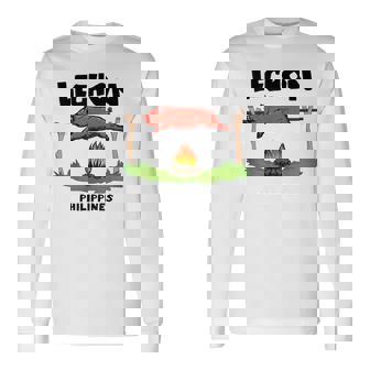 フィリピン レションピッグ セブ ギフト お土産 長袖Tシャツ - Kawaiitshirt