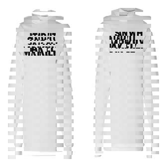 マーク・ケリーと立ち、投票ブルー、政治アパレル2026 長袖Tシャツ - Kawaiitshirt