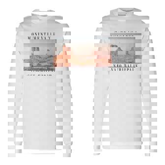 モニュメントバレー ナバホ族公園 アリゾナ ユタ州 長袖Tシャツ - Kawaiitshirt