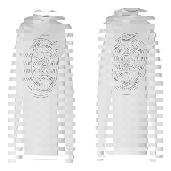 占いホイール タロット 振り子グラフィック 長袖Tシャツ - Kawaiitshirt