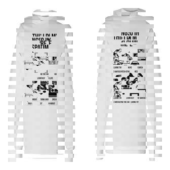 暇なときにやること、キャンピングカー、キャンピングカー 長袖Tシャツ - Kawaiitshirt