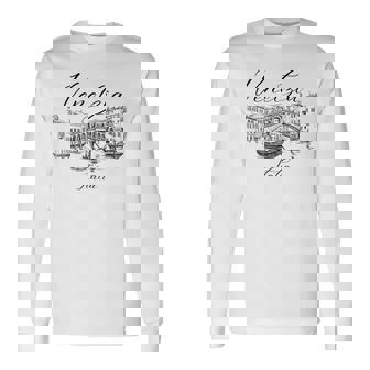 美しいヴェネツィア イタリア ベネチア イタリア お土産 長袖Tシャツ - Kawaiitshirt