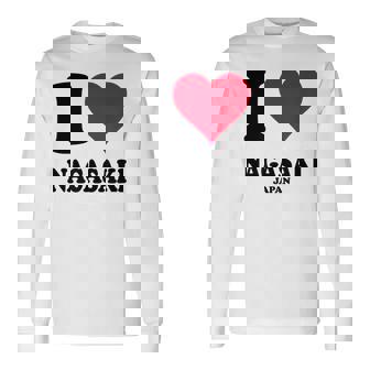 長崎が大好き 長袖Tシャツ - Kawaiitshirt