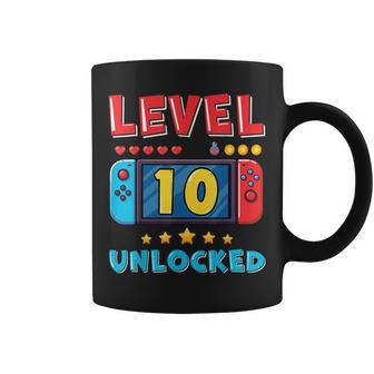 10 Year Old Bday Decorations Son Boy 10Yr 10Th Birthday Coffee Mug - Monsterry