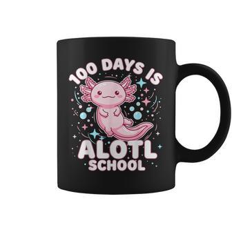 100 Day Of School Alotl School Axolotl Coffee Mug - Thegiftio