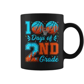 100 Days Of 2Nd Grade Basketball 100Th Day Of School Boys Coffee Mug - Thegiftio