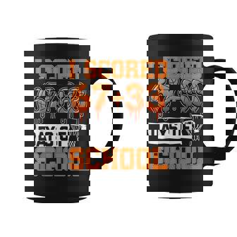 100 Days Of School Basketball Drip 100Th Day Of School Boys Coffee Mug | Seseable CA