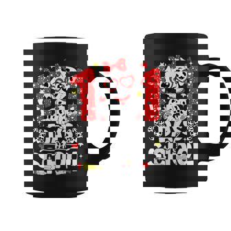 100 Days Of School Cute Dalmatian Dog 100 Days Smarter Girls Coffee Mug - Monsterry