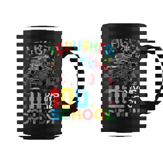 100 Days Of School Monster Truck Happy 100Th Day Of School Coffee Mug - Monsterry