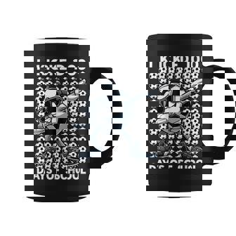 100 Days Of School Soccer Dabbing 100Th Day Of School Boys Coffee Mug | Seseable FR