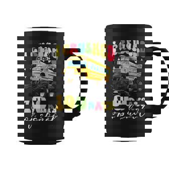 100Th Day Of School For Boys Monster Truck Bus Driver Coffee Mug | Mazezy