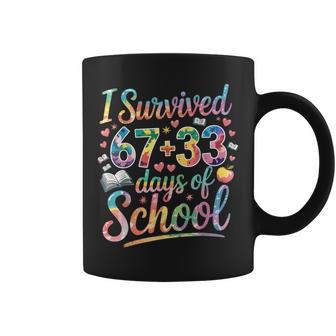 100Th Day Of School I Survived 67 Days Of School Teacher Coffee Mug - Thegiftio