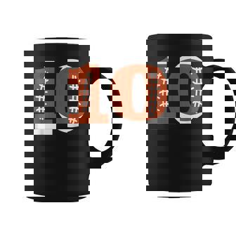 10th Birthday Football Ball Boys 10 Year Old Coffee Mug | Mazezy