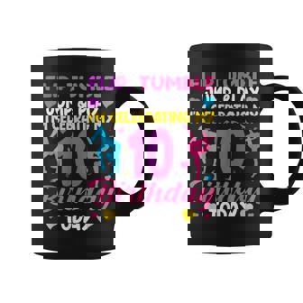 10Th Birthday Gymnast Girl 10 Year Old Bday Gymnastics Party Coffee Mug - Seseable