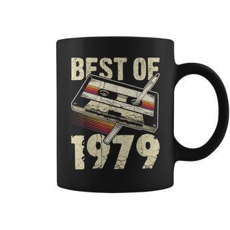 1979 Birthday Ideas By Conreo Damen 46 Geburtstag 46 Jahre Alt Chwarz-Ausschnitt Kurzarm Crew-Ausschnitt Polyester 100 Lässig Party Tassen - Geschenkecke