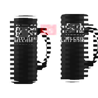 1984 Edición Limitada Turquía Con Bandera Cumpleaños Taza de café - Regaloses