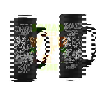 1St Birthday Zoo Safari Jungle Squad Of The Wild One B-Day Coffee Mug | Seseable FR