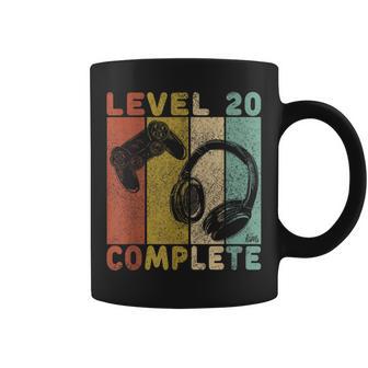 20 Geburtstag Männer Gamer Level 20 Complete Tassen - Geschenkecke