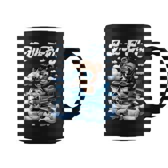 2Nd Birthday Airplane Two Plane Teddy Bear Flying Aviation Coffee Mug - Thegiftio