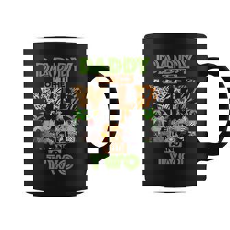 2Nd Birthday Zoo Safari Jungle Daddy Of The Wild And Two Coffee Mug | Mazezy