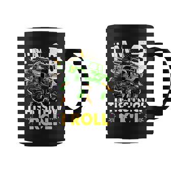 3 Year Old Monster Truck Birthday Boy Coffee Mug - Seseable