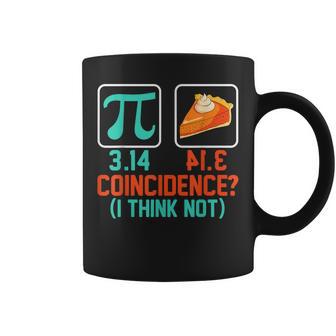 314 Pie Coincidence I Think Not Pi Day Graphic Coffee Mug - Thegiftio UK
