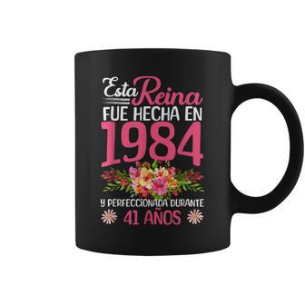 41 Años Regalo De Cumpleaños Hecha En 1984 41 Años Taza de café - Regaloses