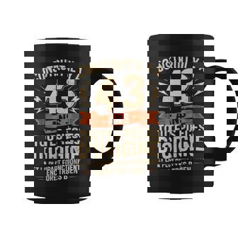 43 Ans Anniversaire Cadeau Humour Original 43 Ans Homme Tasse - Cadeauxyz