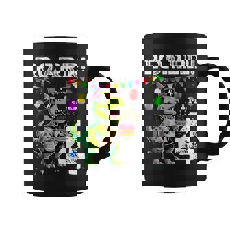 4Th Birthday 4 Year Old Boys Girls Roar Im Dinosaur Coffee Mug | Mazezy