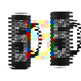 5 Year Old Blocks Building Master Builder 5Th Birthday Boy Coffee Mug | Mazezy